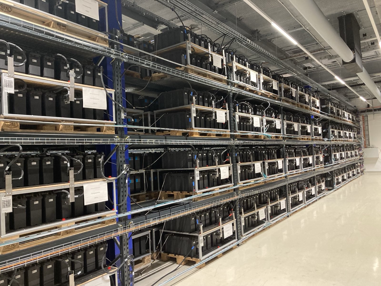 Bild des Innenlebens des Indoor-Speichers