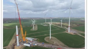 Luftbild Windpark